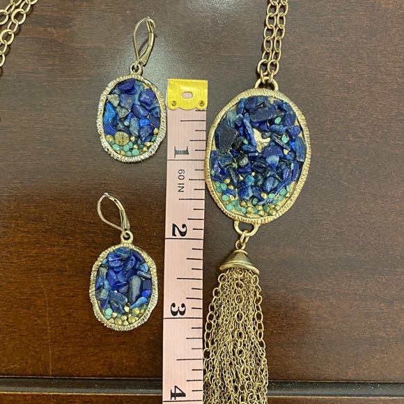 Beautiful Karma Bella necklace,matching earring set originally from Dillard’s - Picture 9 of 11